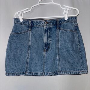 abercrombie denim mini skirt size 29